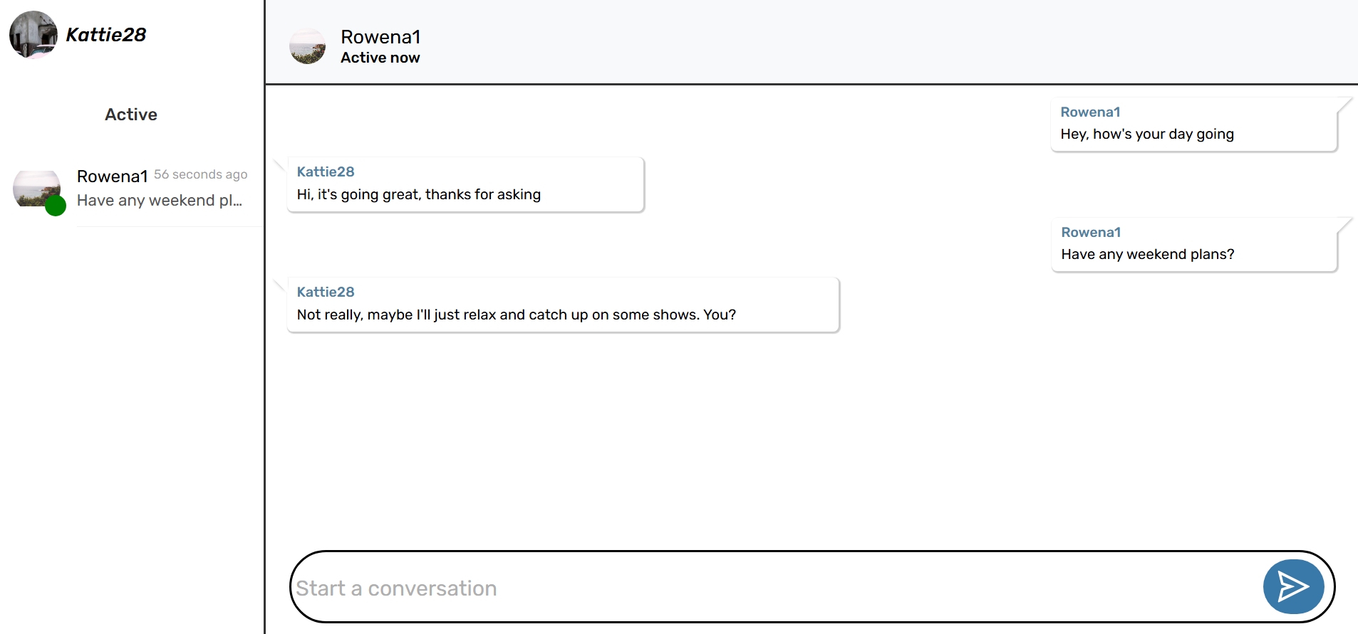 Anonymous chat web application | Anonymo